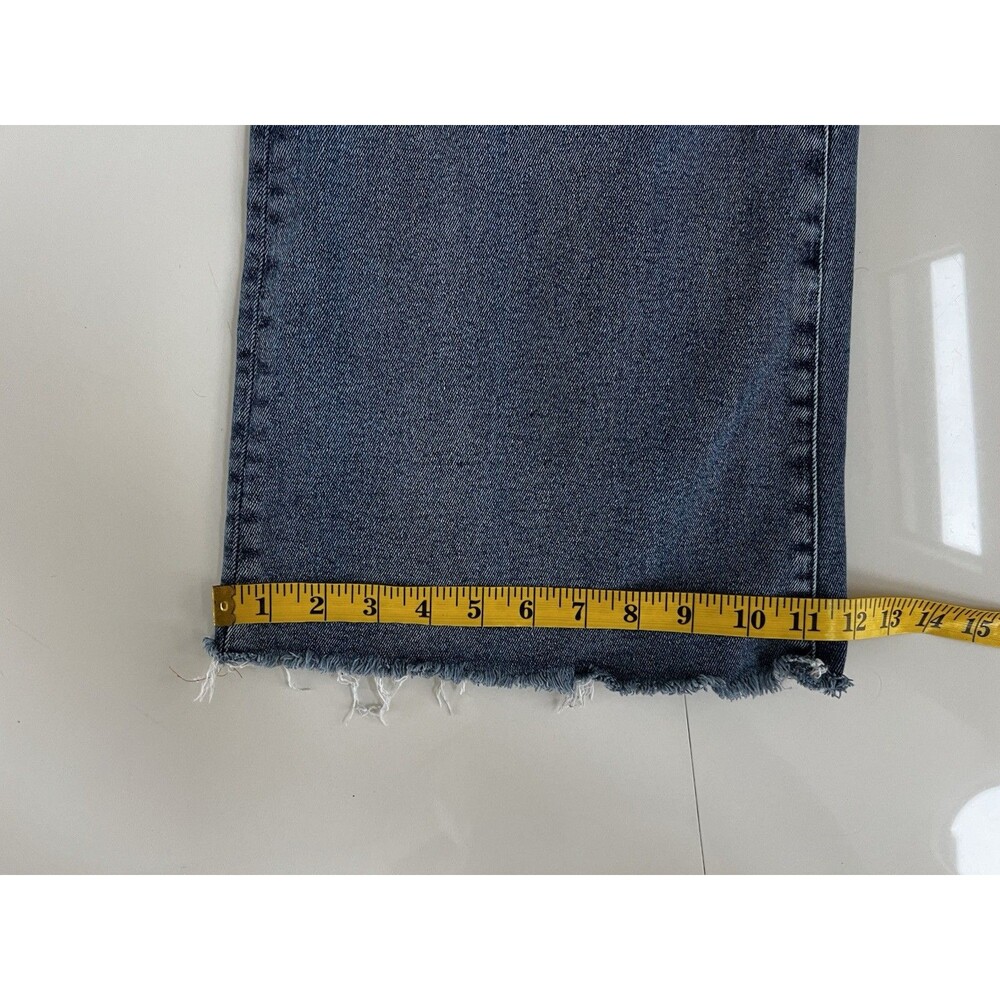 GOOD AMERICAN High Rise Wide Leg Palazzo Pants Jeans Stretch Designer 2 / 26 - Picture 3 of 11